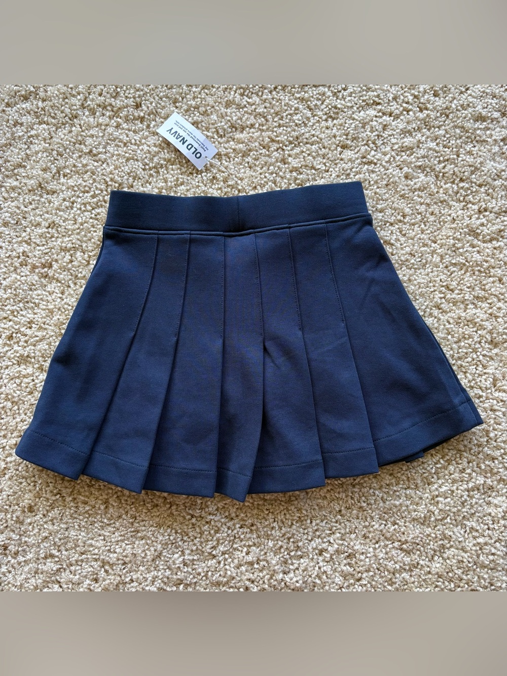 Old Navy Girls Pleated School Uniform Skort Navy XS 5 NWT - Picture 4 of 5